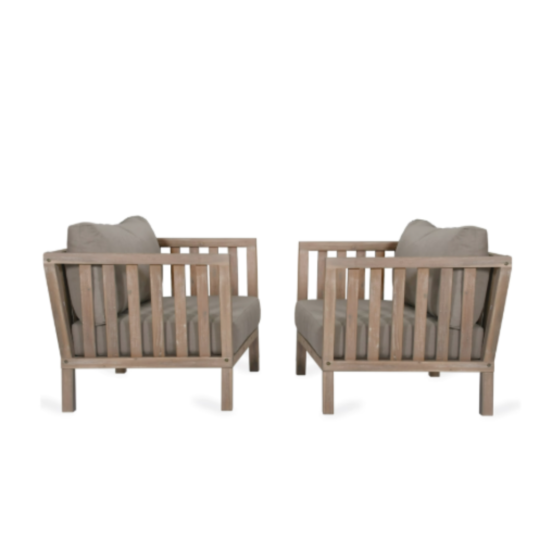 Outdoor Acacia Armchair