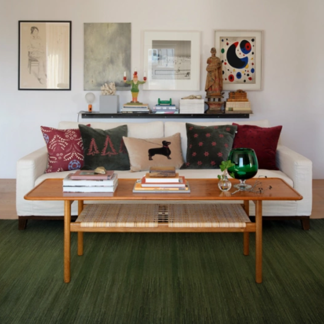 Tapti Rug Green in 2 Sizes