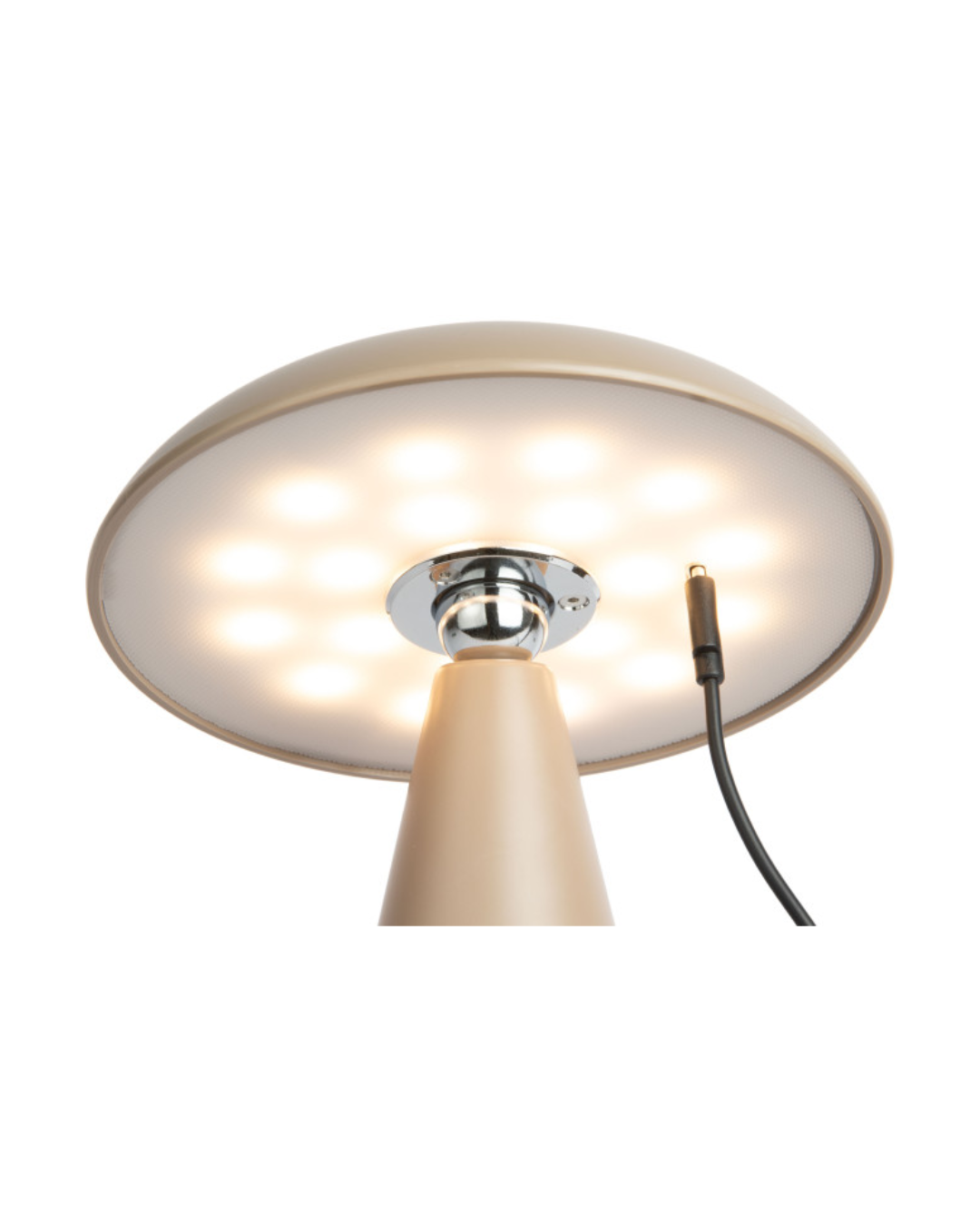 Brown Halo LED Table & Wall Lamp Small
