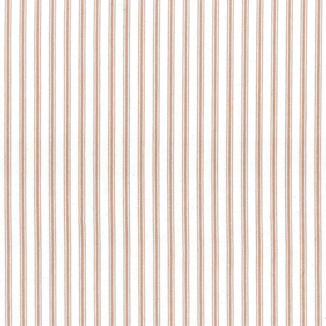 Ticking Stripe Powder Ian Mankin Cushion 50 x 35cm