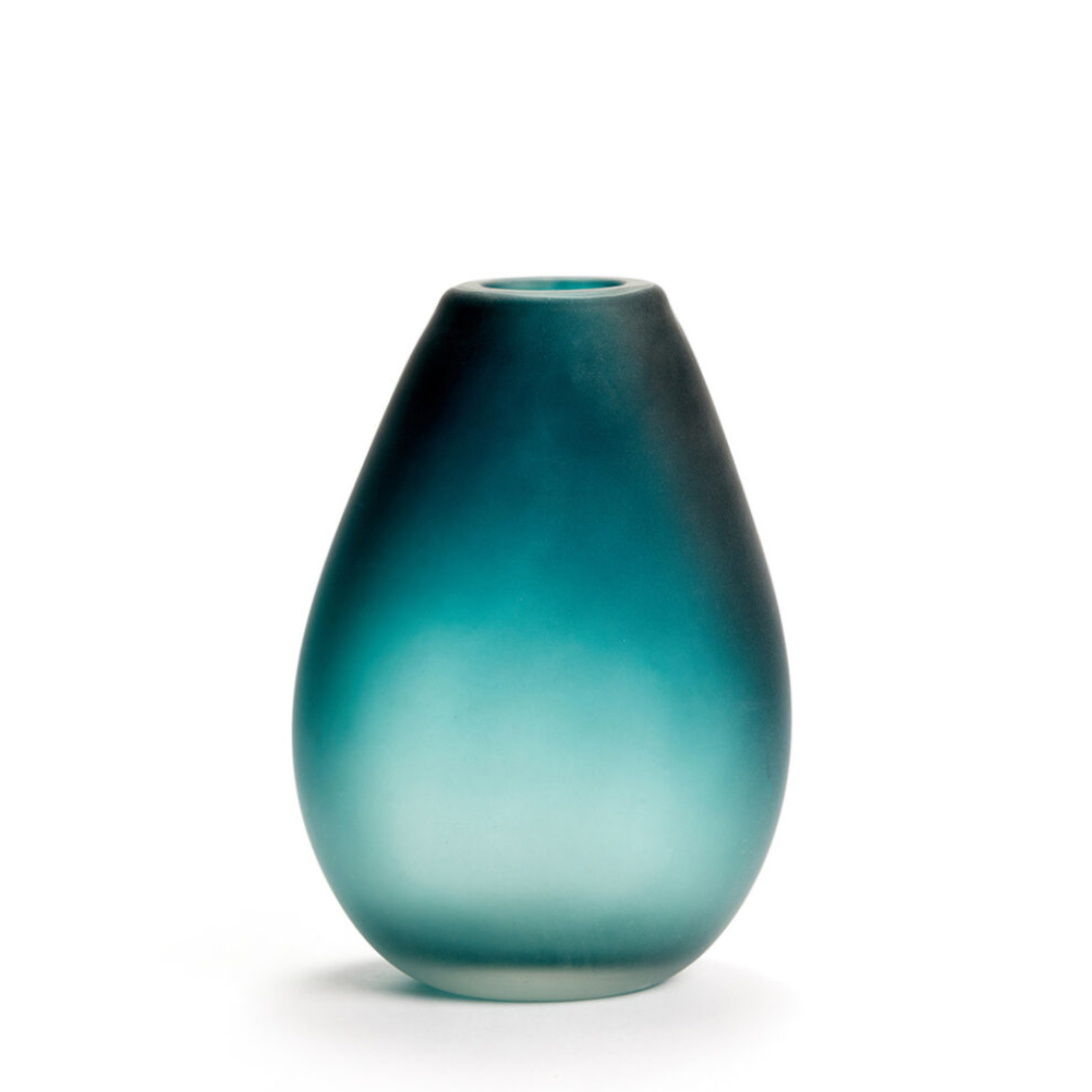 Medium Matted Glass Vase in 3 Colours