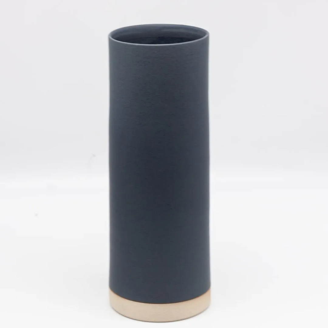 Ceramic Large Straight Vase in 5 Colours