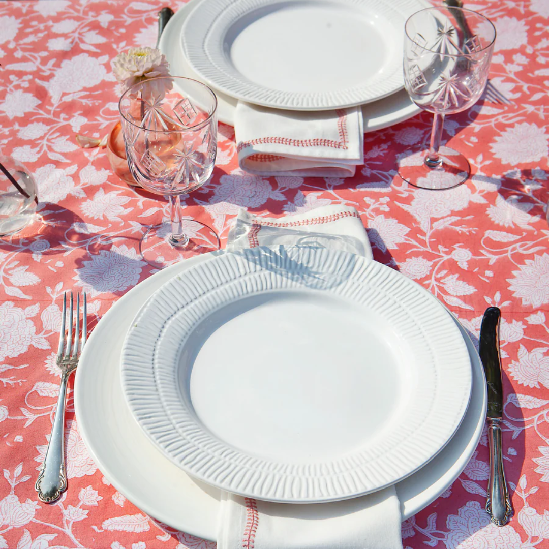 Indian Rose Tablecloth 170 x 270cm in 3 colours
