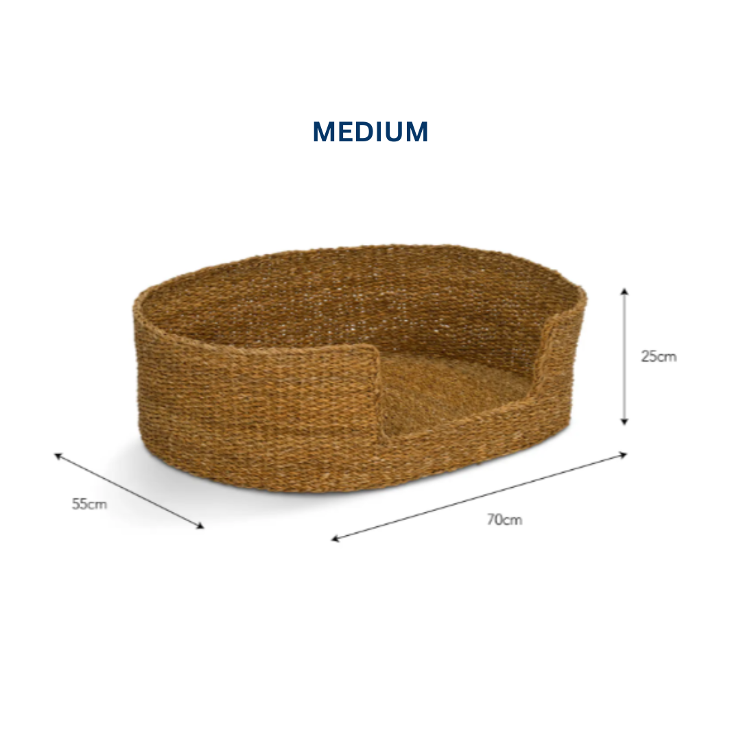 Seagrass Woven Pet Bed in 2 Sizes