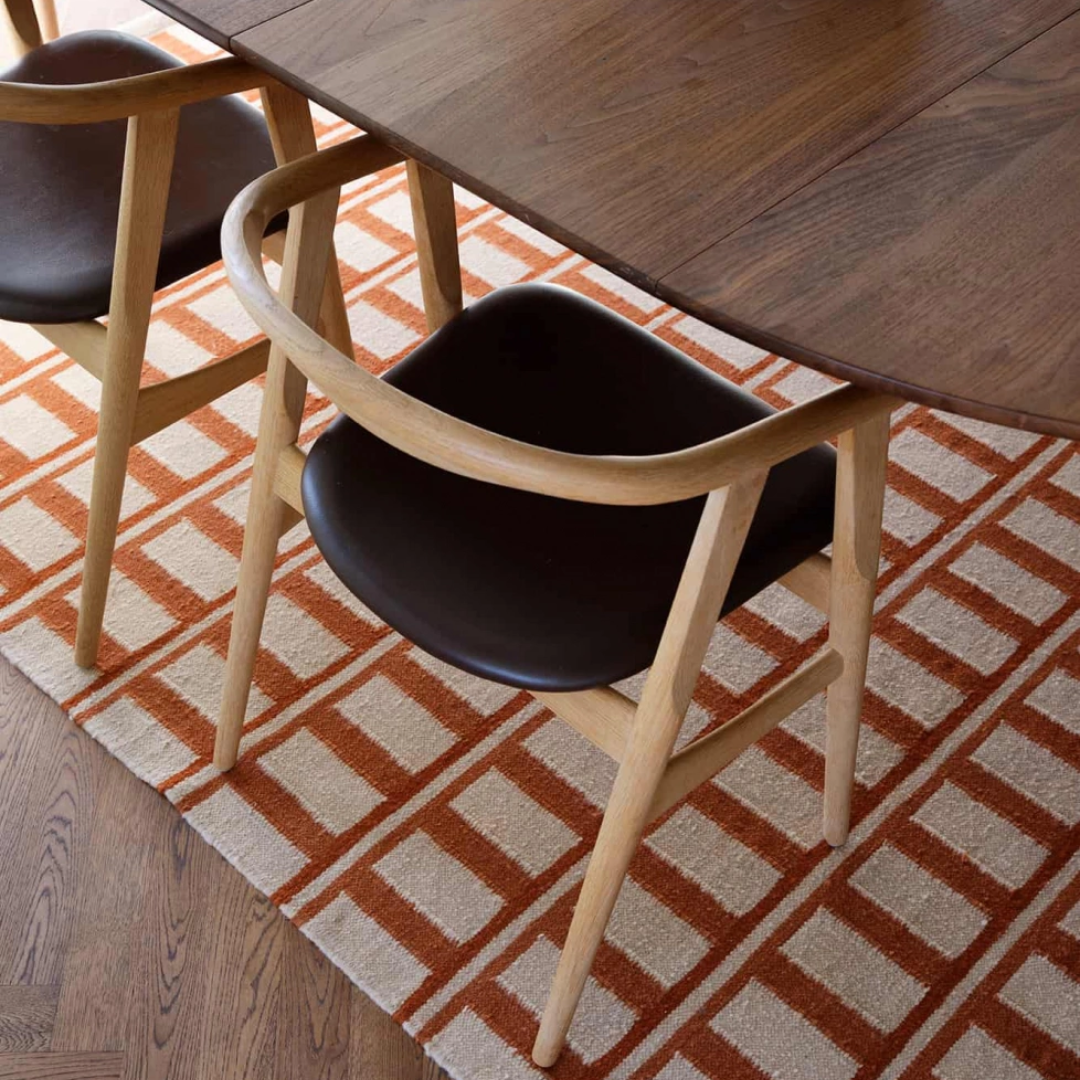 Mysore Rug Apricot & Beige in 2 Sizes