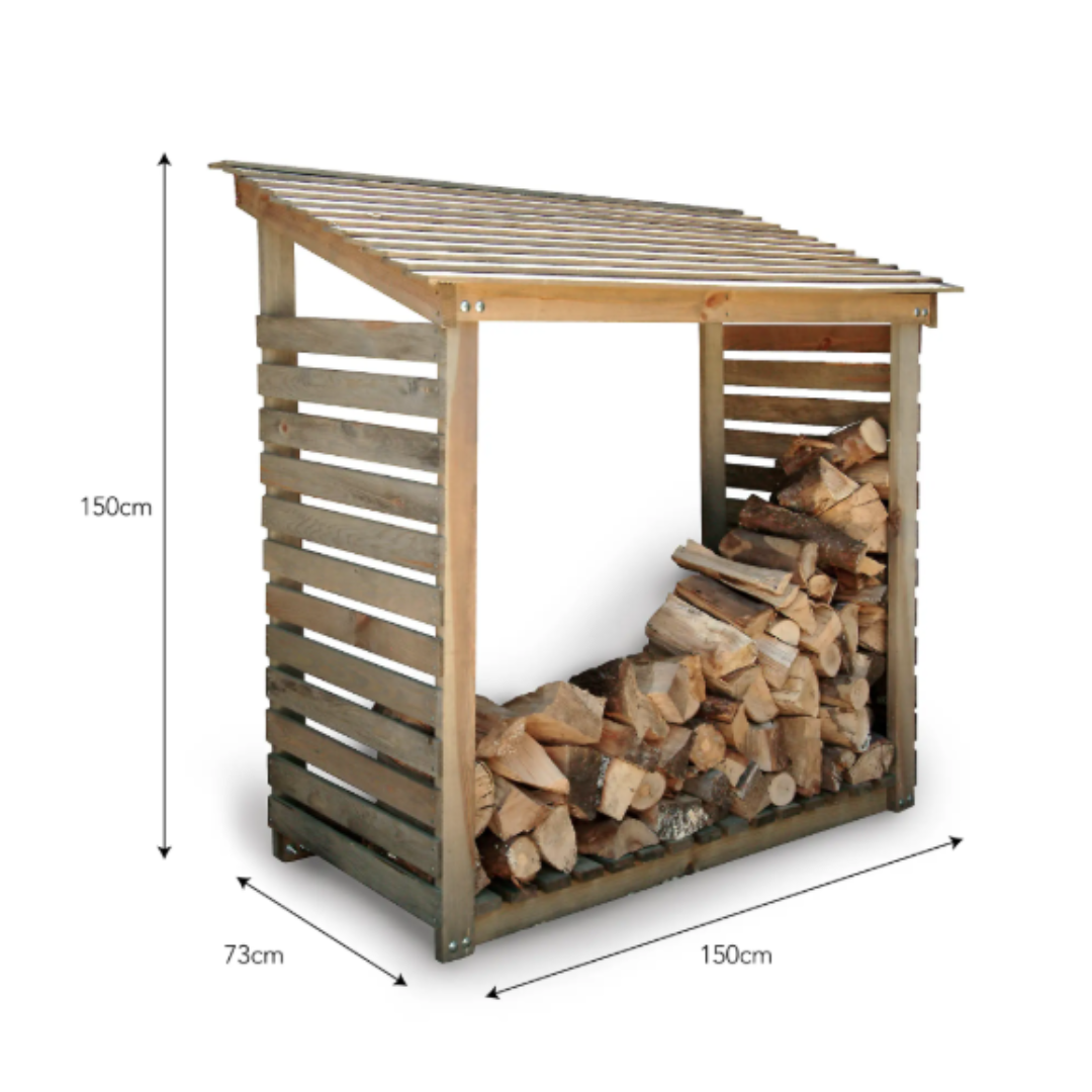 Outdoor Log Store in 2 Sizes
