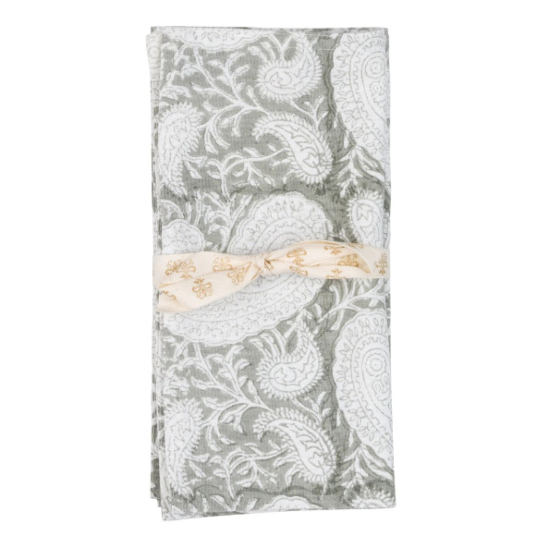 Big Paisley Napkin Set of 4 in 8 colours