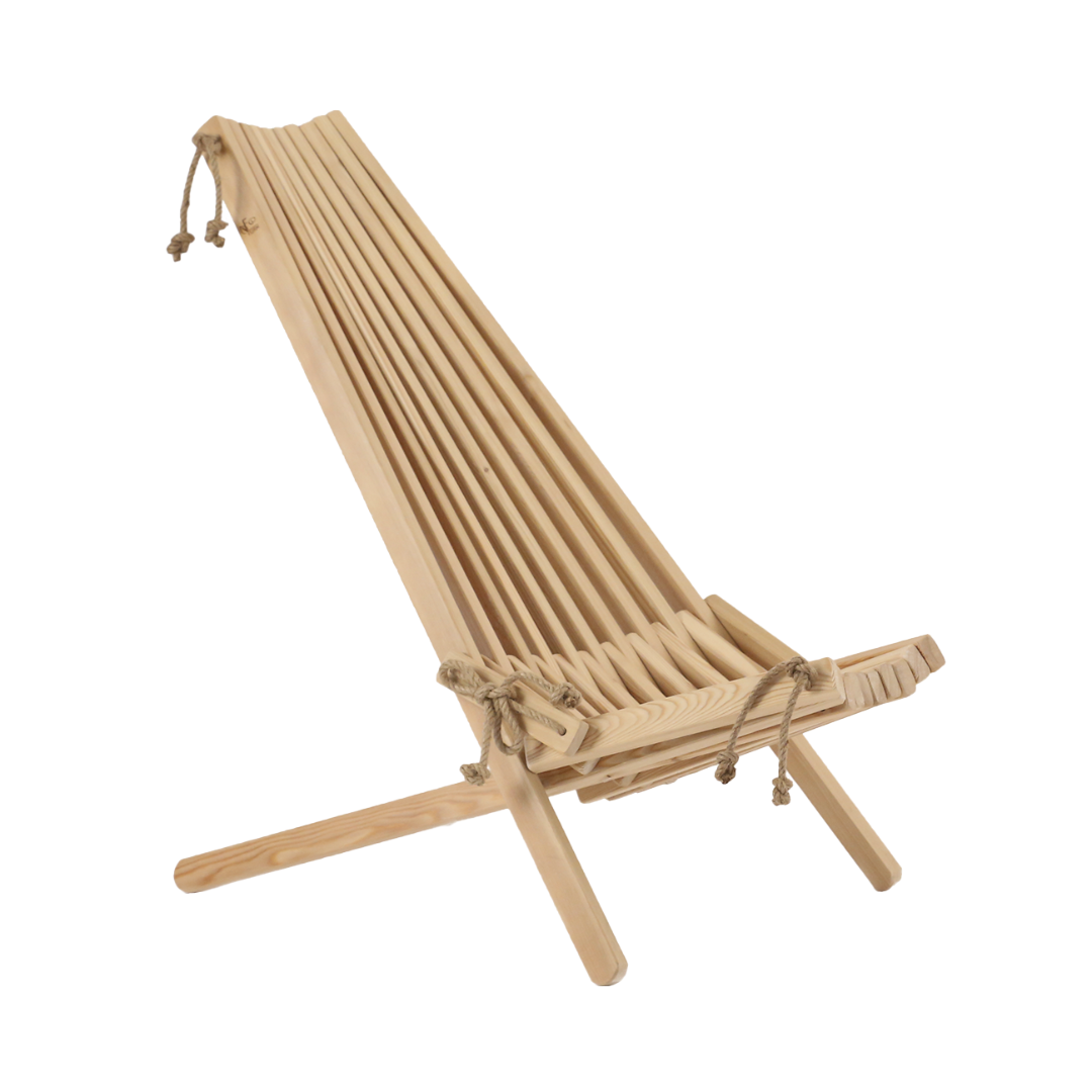 Larch Eco Chair and Matching Footstool