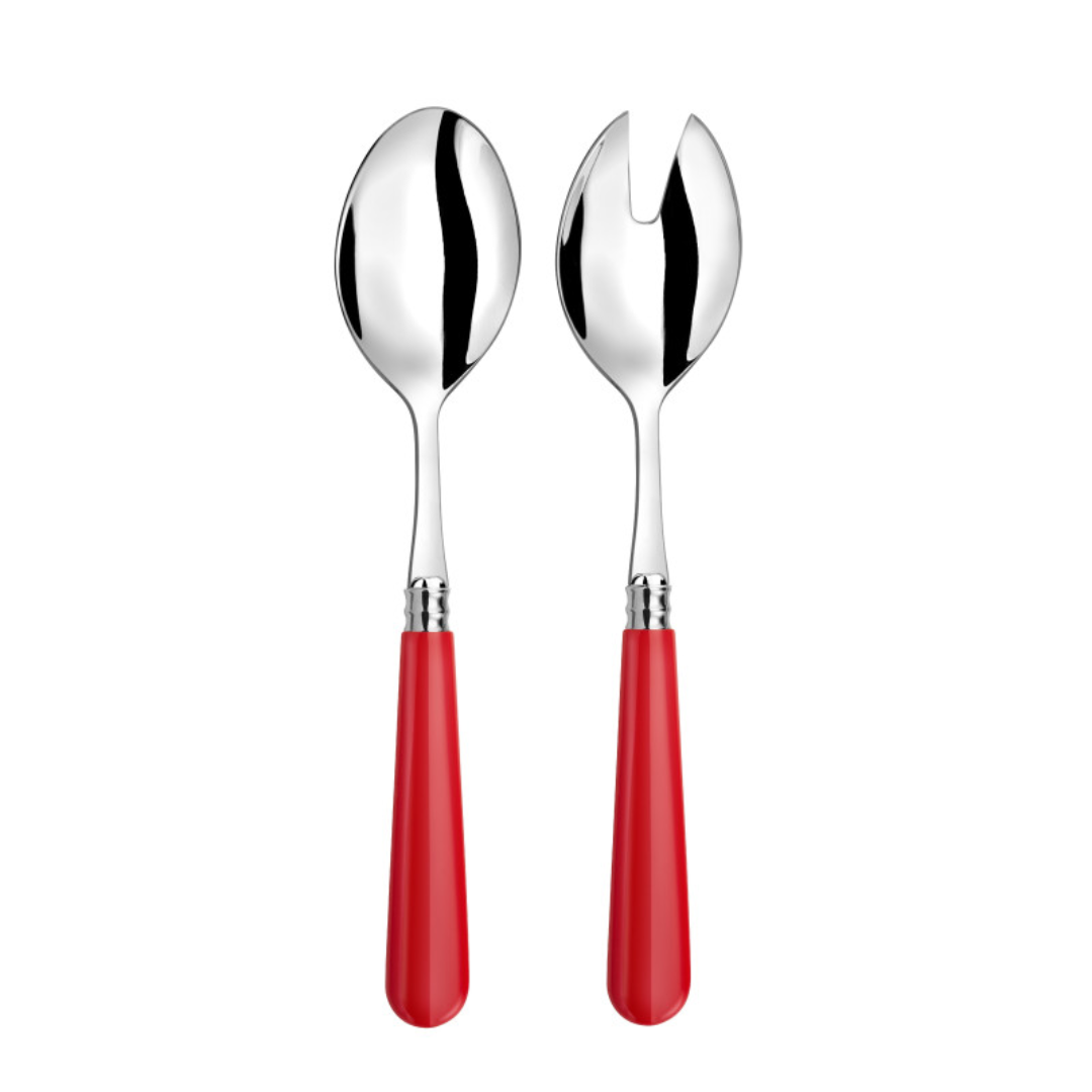 Solid Salad Serving Set in 6 Colours