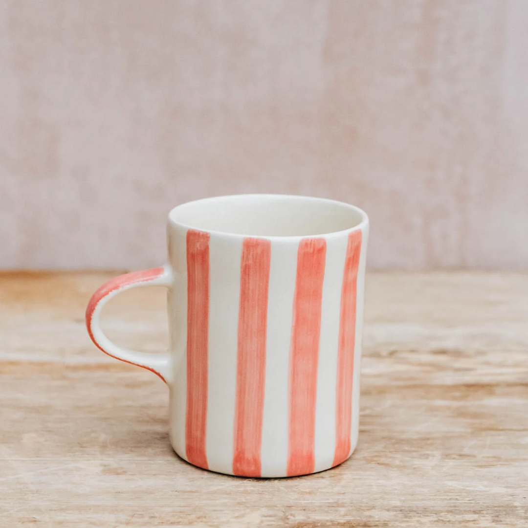 Ceramic Mug Candy Stripe