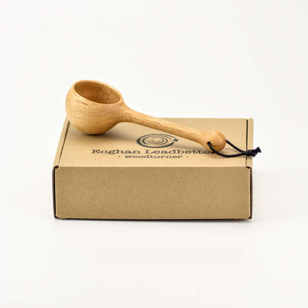 Irish Handcrafted Oak Coffee Scoop