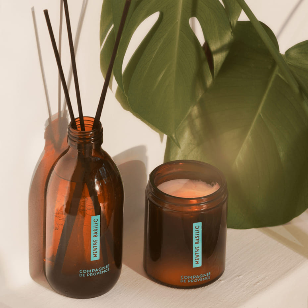 Mint Basil Scented Candle