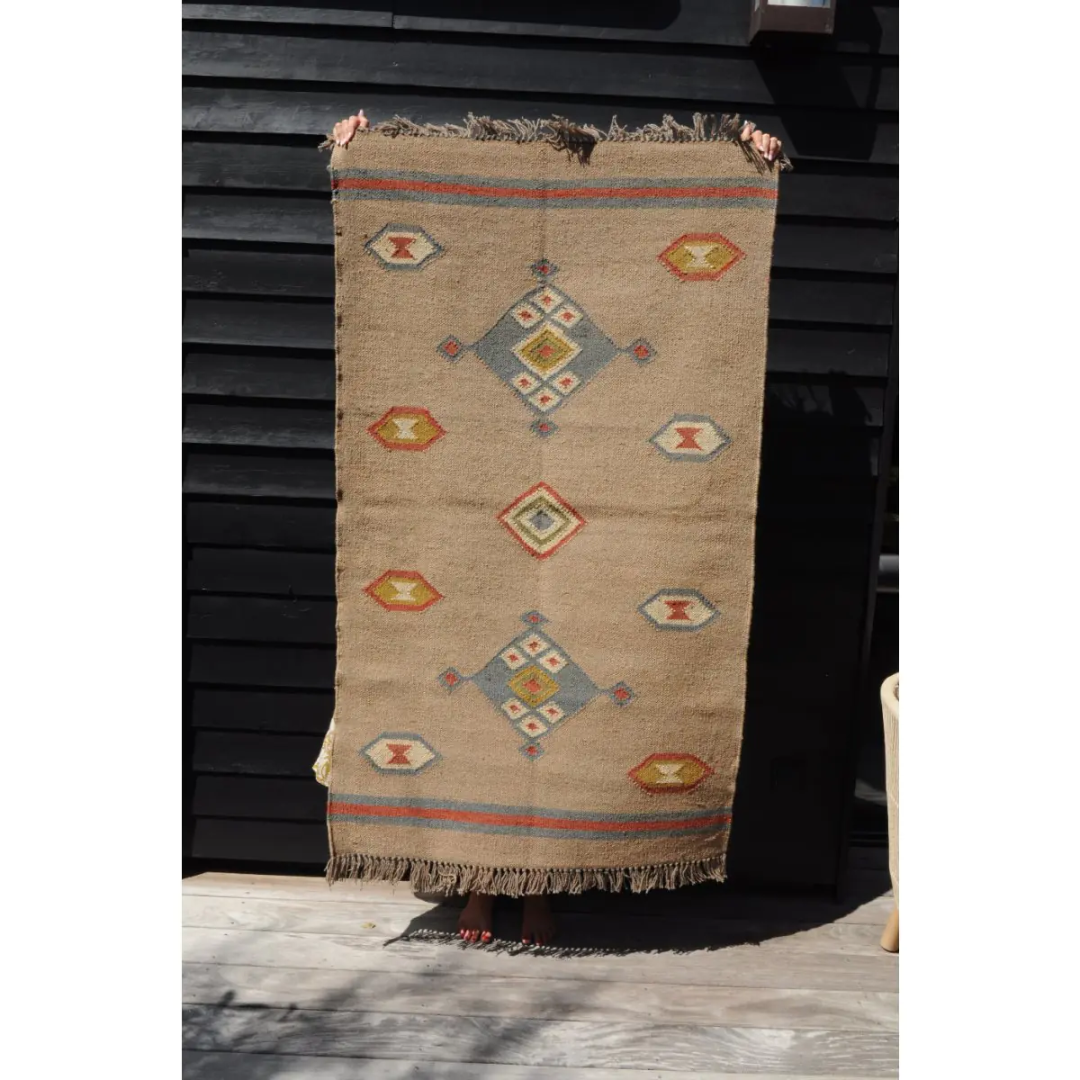 Kilim Rug Tribal Seven in 2 Sizes