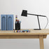 modern black table lamp with adjustable feature from the blue door