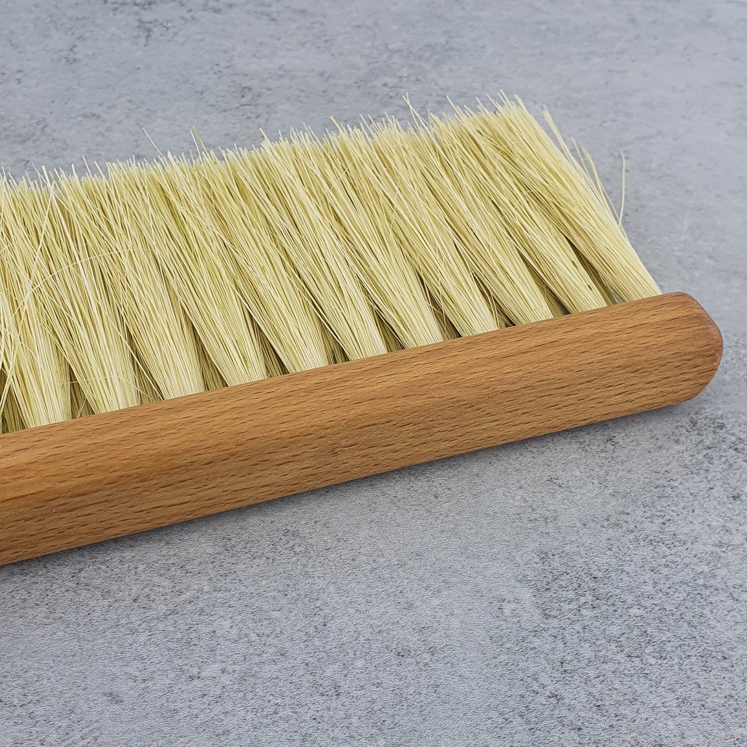 long handled timber dusting brush