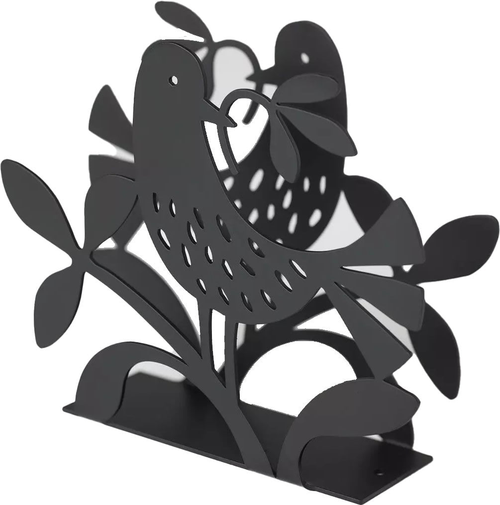 Peace Napkin Holder in Black