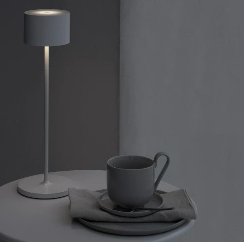 Mobile LED Table Lamp in Grey