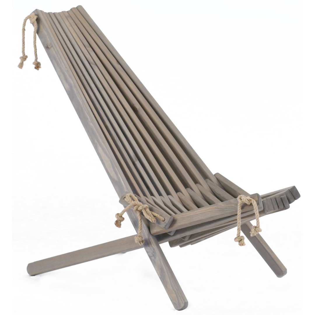 Pine Eco Chair and Matching Footstool