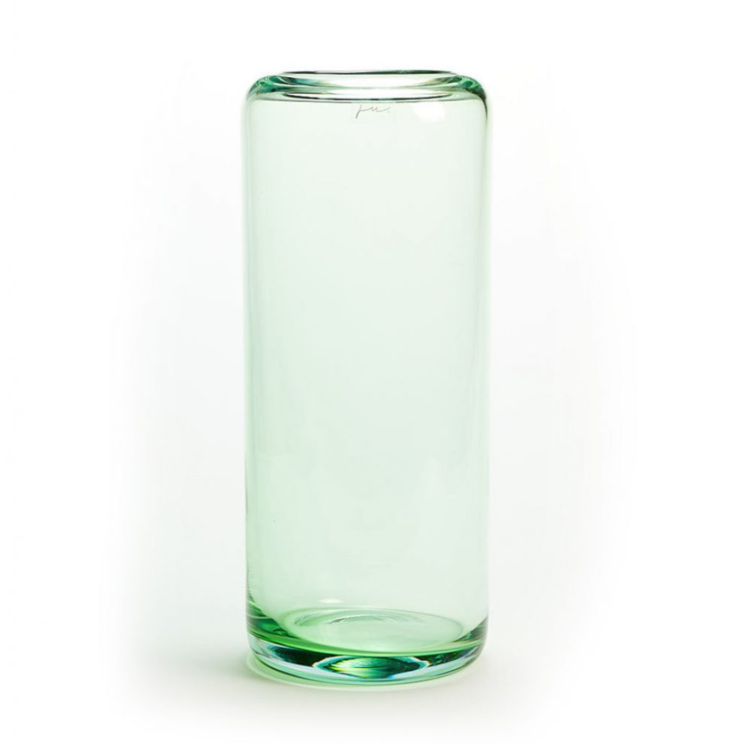 Tall Glass Hurricane Vase in 7 Colours