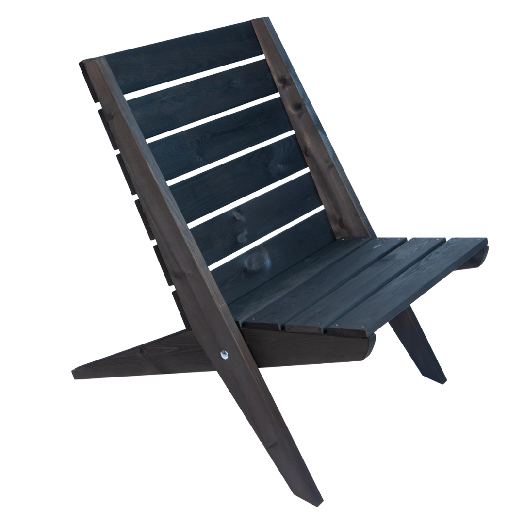 Folding Chair Dark Wood - 2 sizes