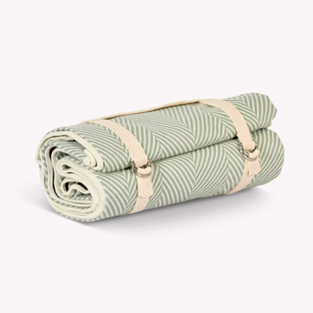 Roemary Herringbone Picnic Blanket