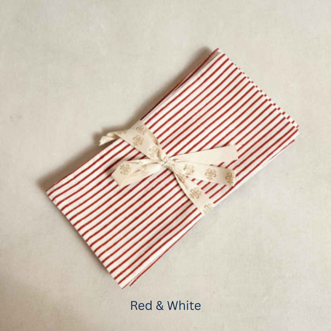Stripe Napkin Set of 4 in 14 colours