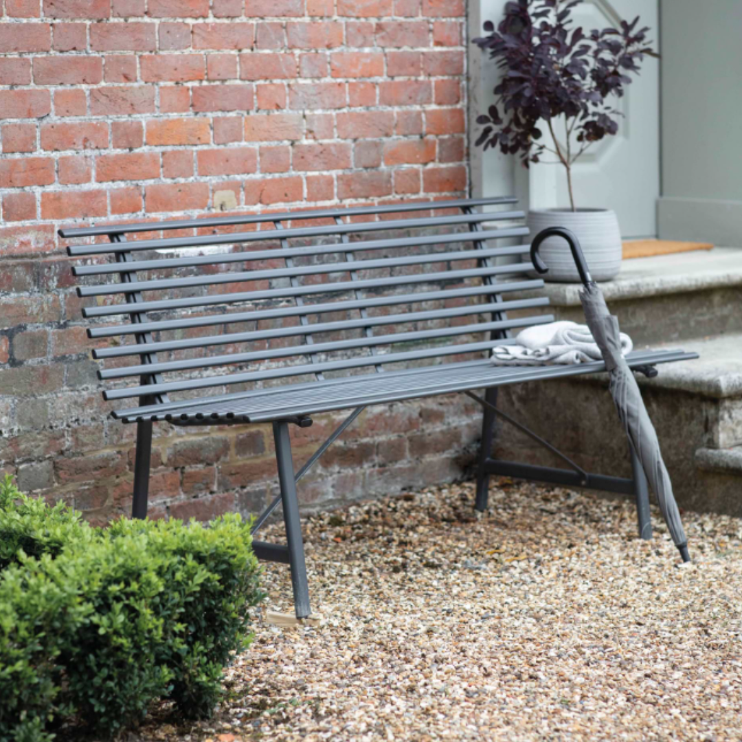 Outdoor Steel Bench - 3 colours