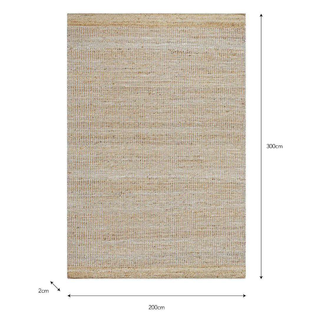 Wool & jute Mix Rug - 3 sizes