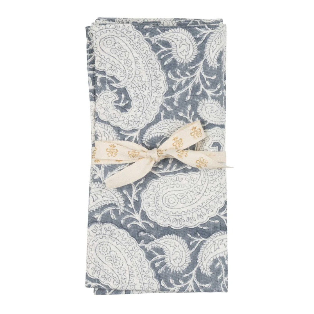Big Paisley Napkin Set of 4 in 8 colours