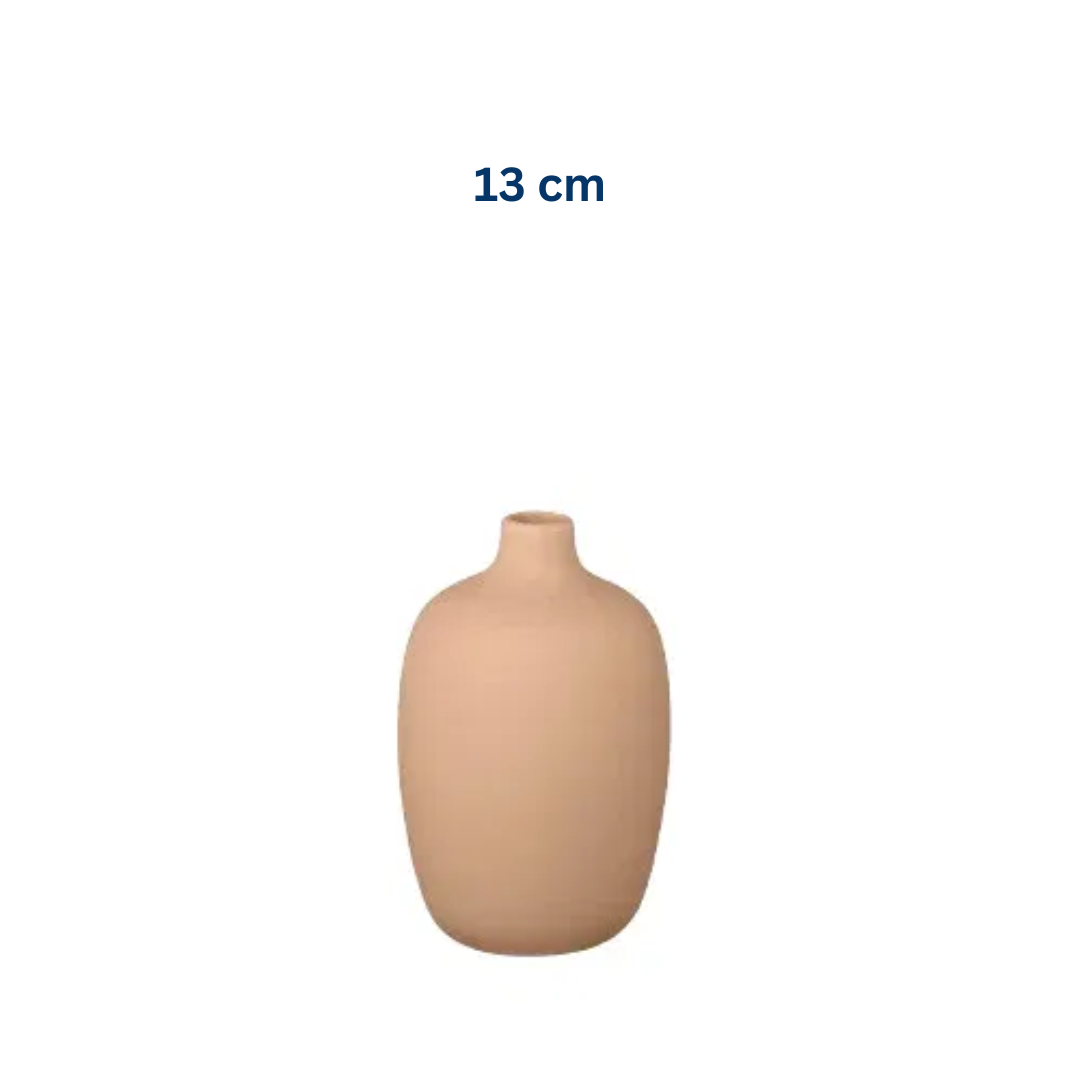 Amber Brown Ceramic Vase in 3 Sizes