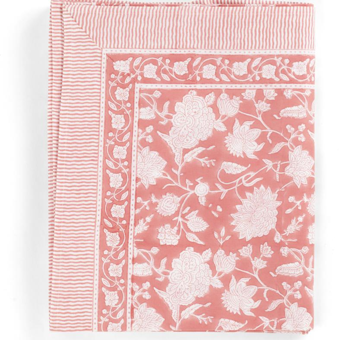 Indian Rose Tablecloth 170 x 270cm in 3 colours