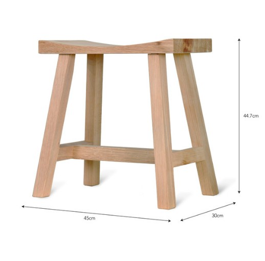 Small Stool in Oak