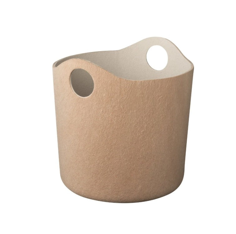 Felt Storage Basket in Beige