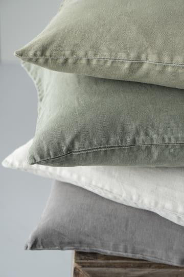 Muted Green Grey Cushion Cover