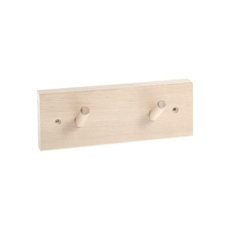 Birch Angled 2-Peg Rail