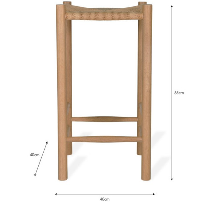 Oak Bar Stool