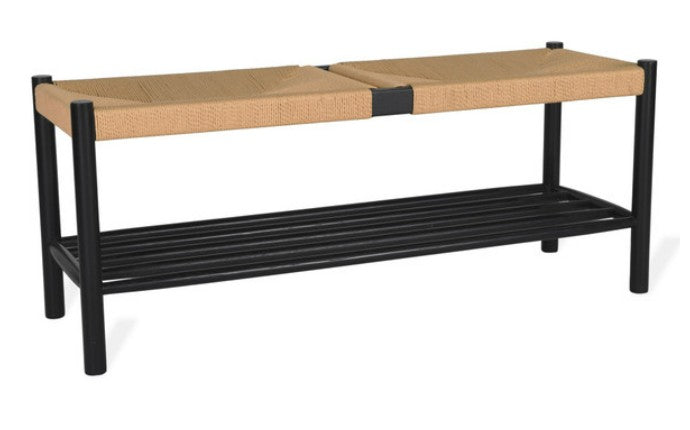 Hallway Bench in Black