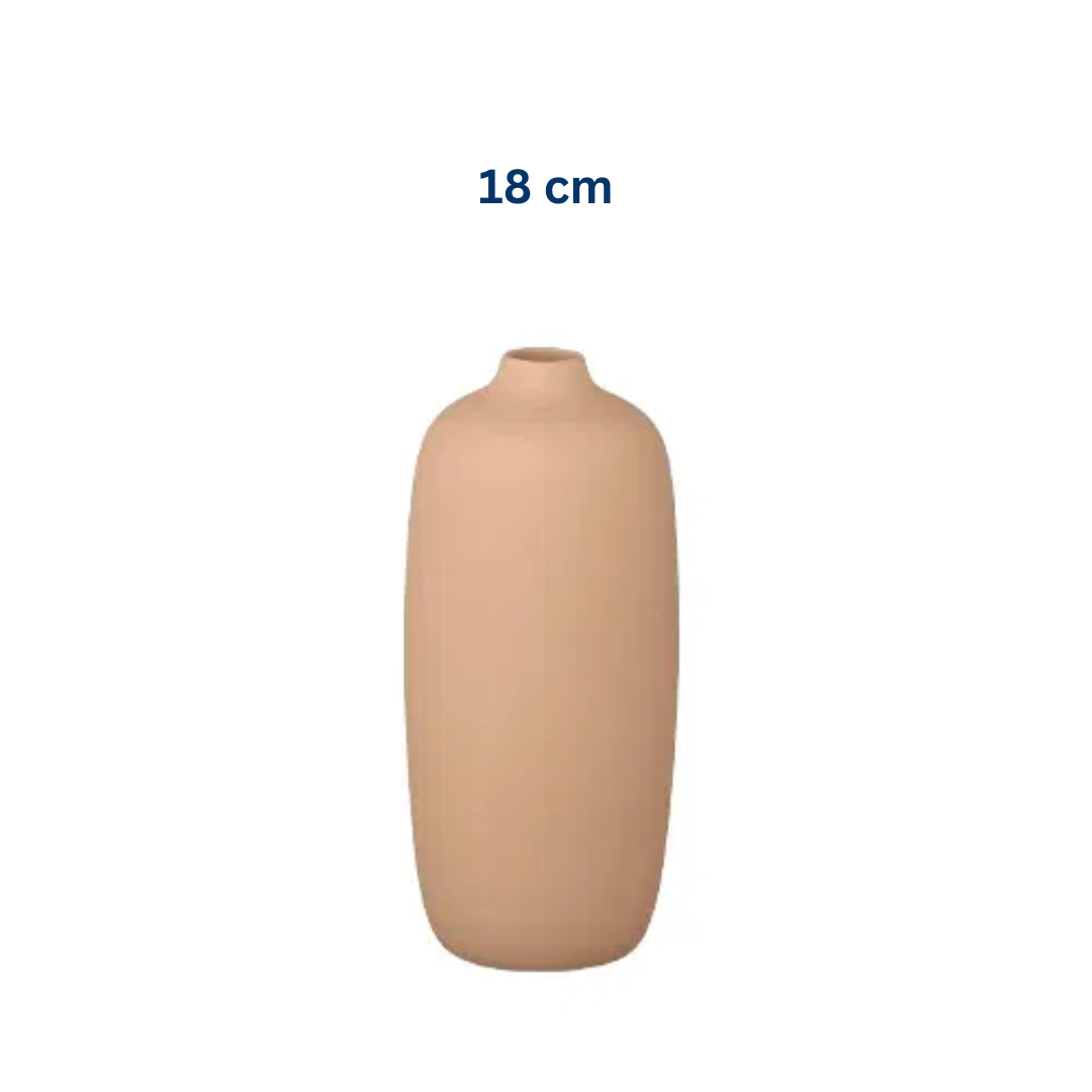Amber Brown Ceramic Vase in 3 Sizes