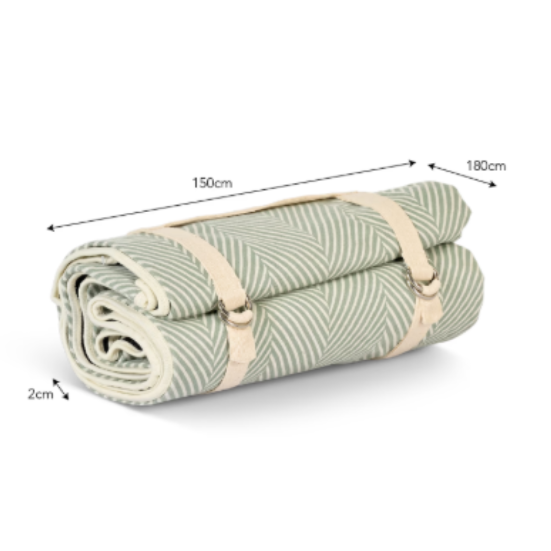 Roemary Herringbone Picnic Blanket