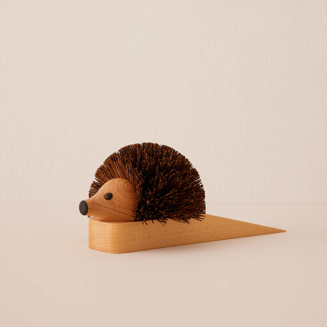 Hedgehog Door Stop & Shoe Cleaner