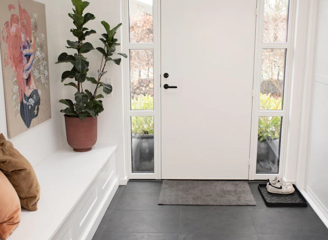 Floor Mat in Steel Grey