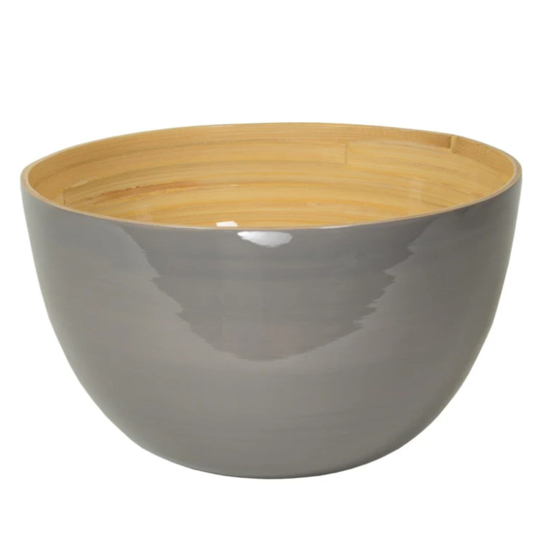 Bamboo Bowl Nature Grey Large