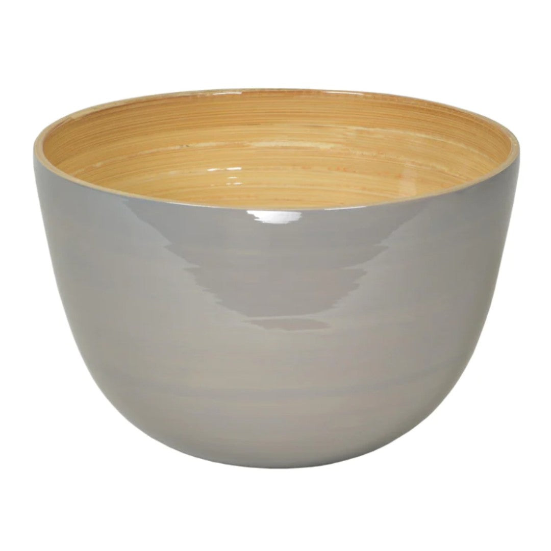 Bamboo Bowl Medium Nature Grey