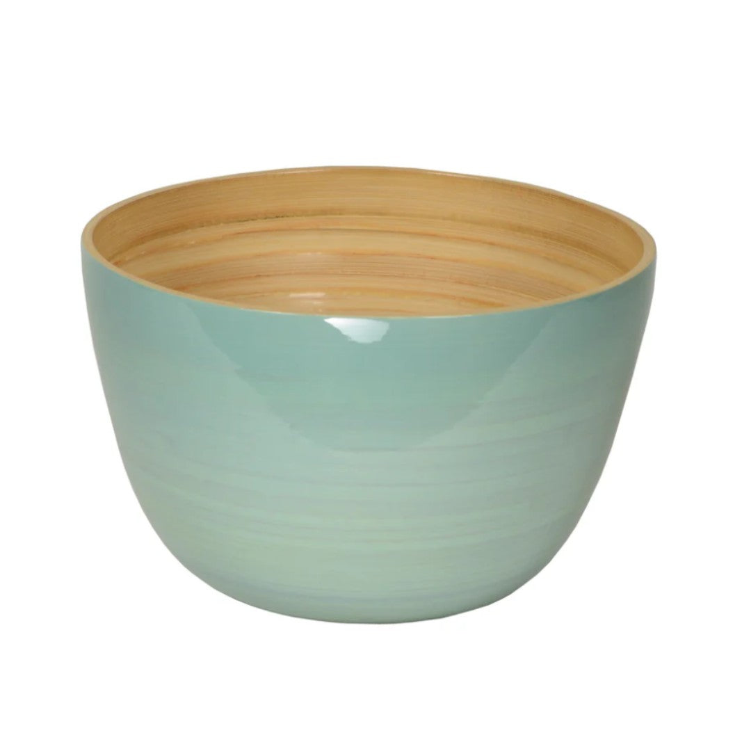 Bamboo Bowl Medium Ice Blue