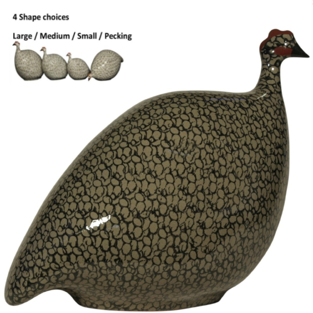 Guinea Fowl Grey Speckled Black