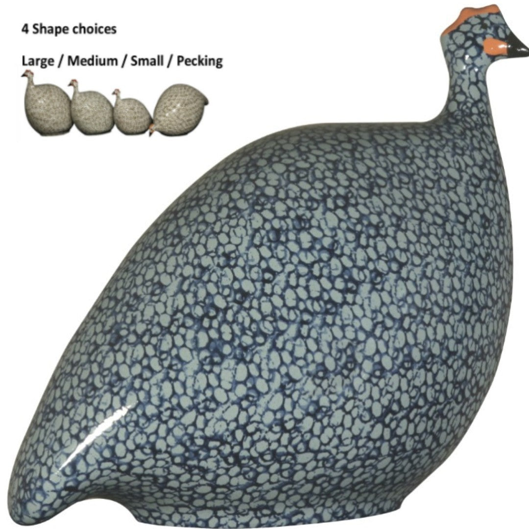 Guinea Fowl Blue Speckled Cobalt