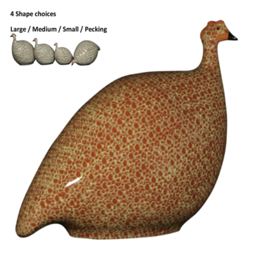 Guinea Fowl Rouge Speckled Yellow