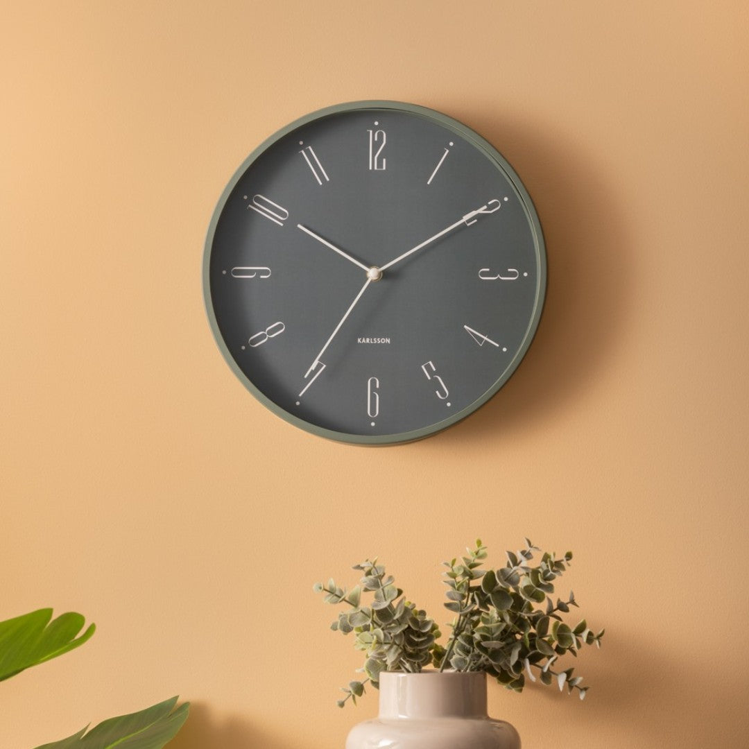 Regal Numbers Wall Clock - 2 colours