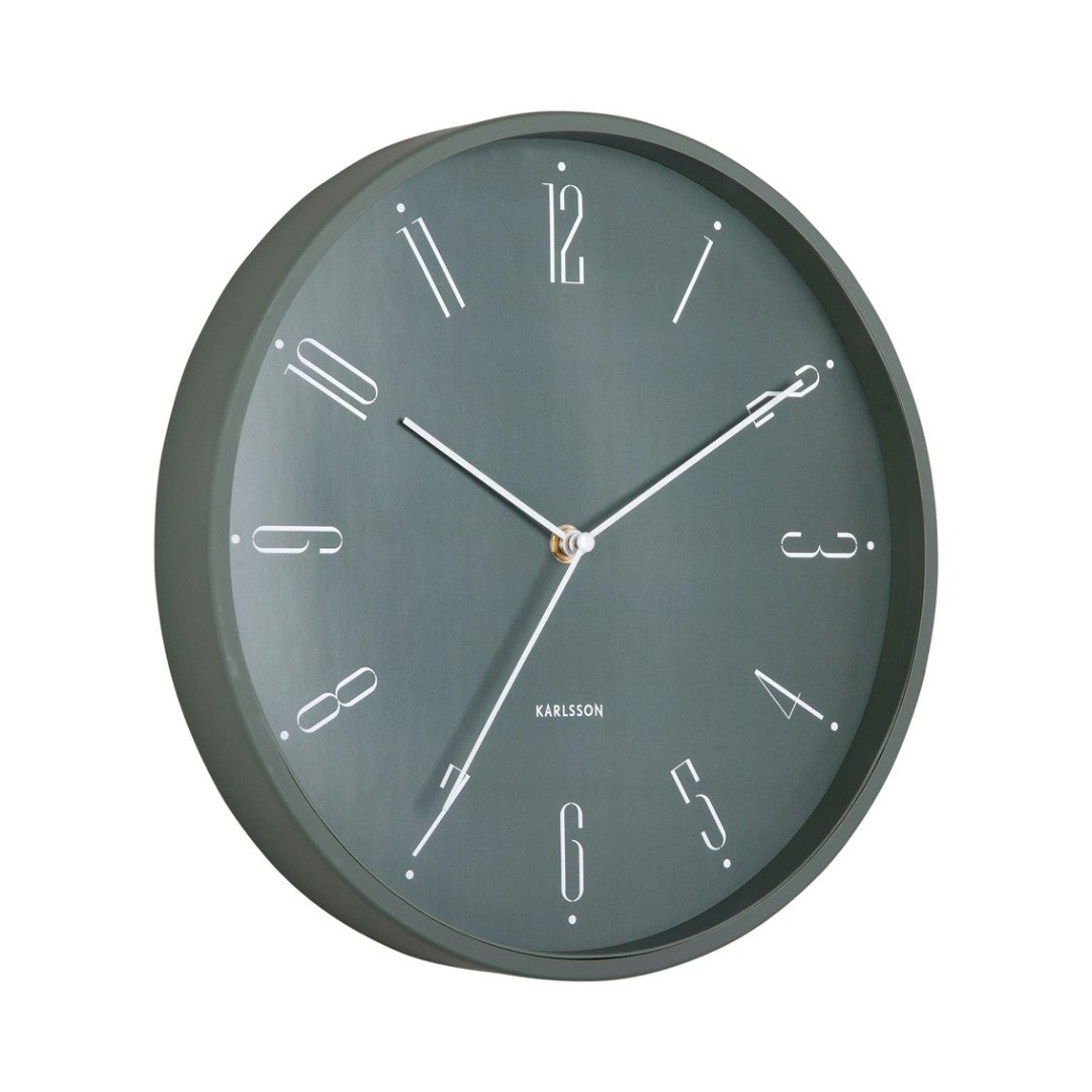 Regal Numbers Wall Clock - 2 colours