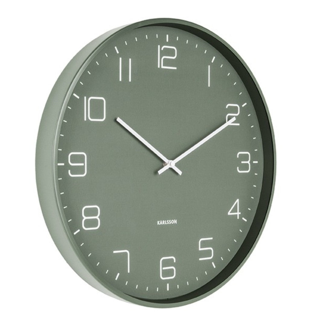 Wall Clock in Matt White
